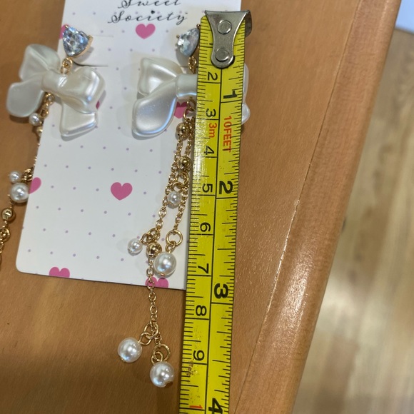 π Sweet Society dangle bow earrings π Coquette Girl - Picture 8 of 8